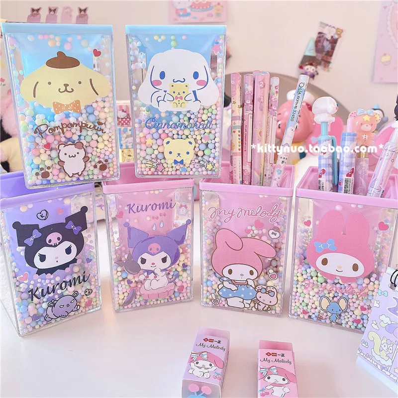 

Cartoon Devil Rabbit Dog Brush Pot Pencil Container Pencilcase Pencil Case Pencil Box School Office Pen Bag Stationery 636