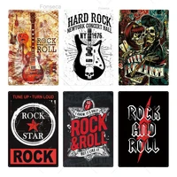 baby doll rock music roll shabby wall metal tin signs plaque metal vintage door wall stickers plaque plate club classical retro