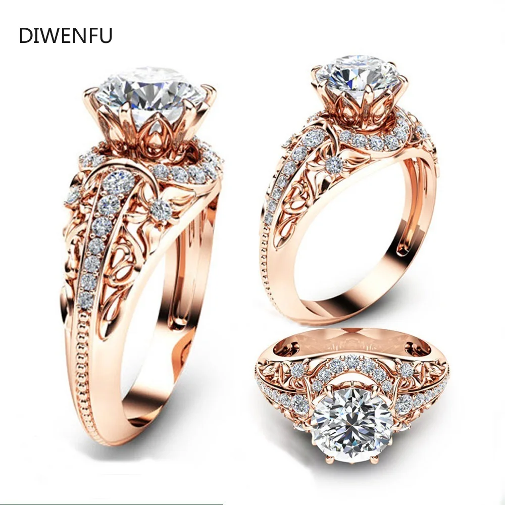 

14k Gold Jewelry Diamond Ring for Women Sterling Jewelry Wedding Ring Couple Love Wedding Rings Gold Diamond Necklaces Women