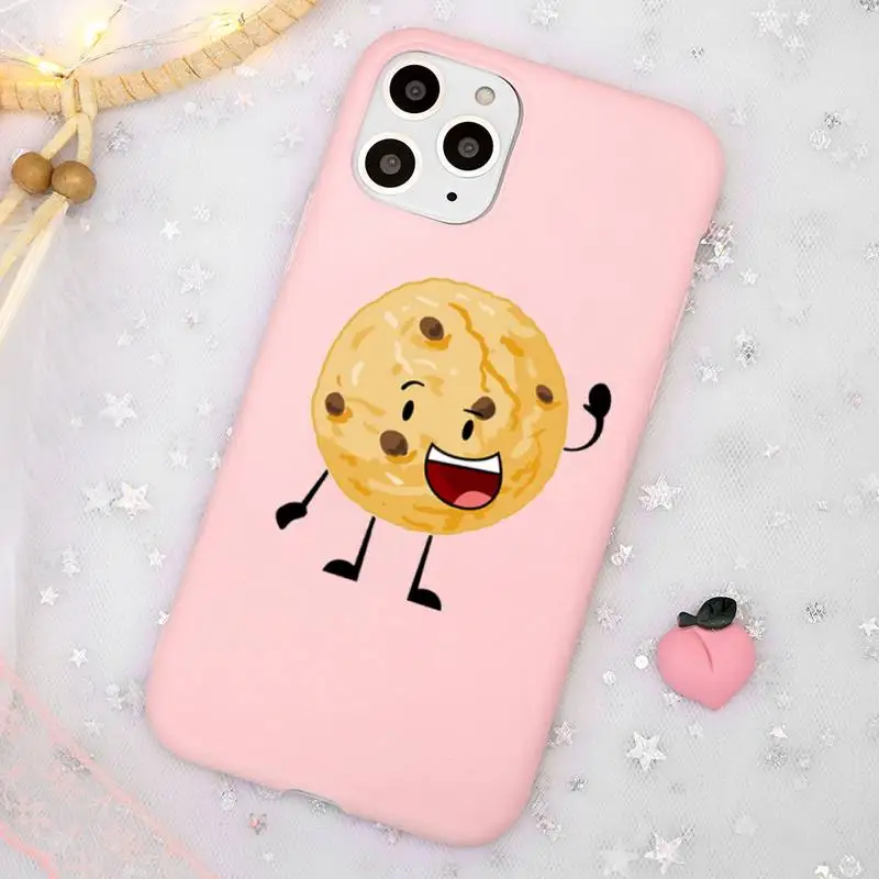 

food Cute Milk Biscuits Phone Case Candy Color for iPhone 11 12 mini pro XS MAX 8 7 6 6S Plus X SE 2020 XR