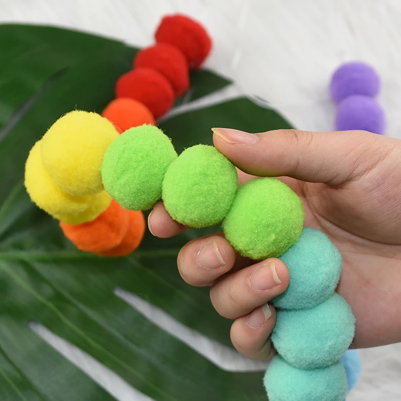 Гирлянда с помпоном 3 см баннер в скандинавском стиле настенное украшение для