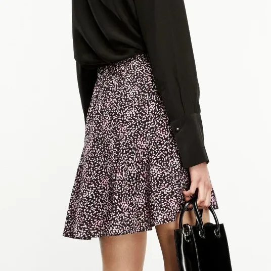

2021 Spring and Summer New Fashion Polka Dot Printing Casual All-match A-line Short Skirt Women