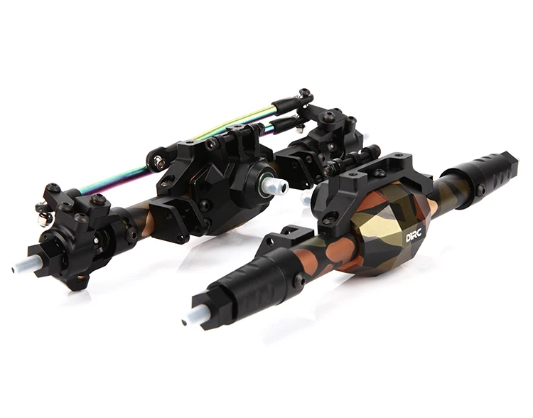 D1RC оригинальный Алмазный металл передняя и задняя осевая ось для RC Гусеничный