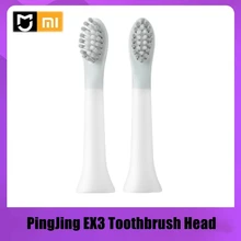 2 Stks/partij Originele Xiaomi Tandenborstel Borstelkop Voor Dus Witte Elektrische Tandenborstel EX3 Zachte Haren Diepe Reiniging