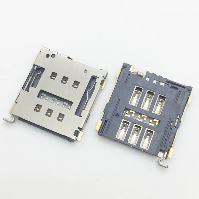 

10pcs SIM Card Tray Slot Holder Reader For iPhone 5 5S SE 2016 2020 5C 6 6P 6SP 6S 7 7P 8P 8 Plus X XS Connector Adapter Socket