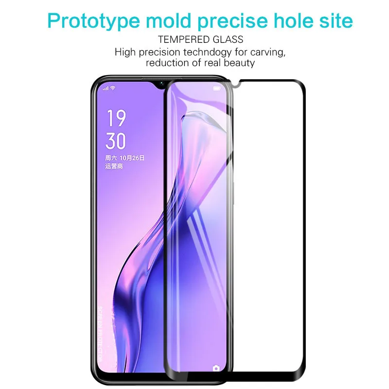 2 шт. закаленное стекло для OPPO A8 защита экрана A31 2020 полное покрытие клея 3D пленка с