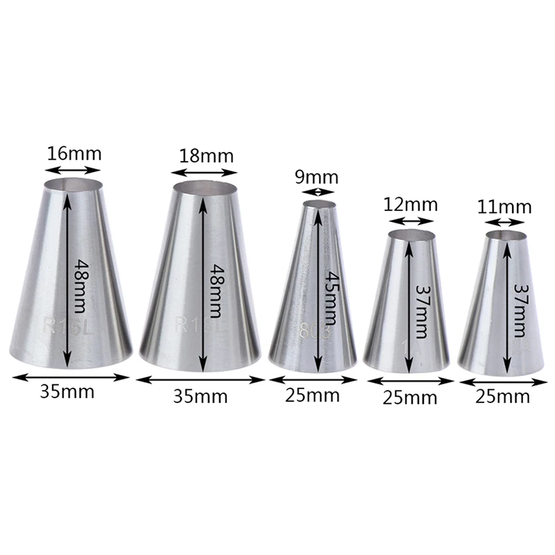 

Sleeve Pastry Stainless Pastry Nozzles Bakery Accessories Cake Decorating Tools Kichen Cooking Cupcake Tool All for Confectioner