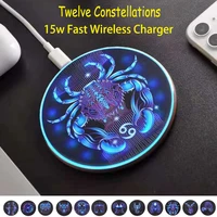 wireless charging pad with constellations qi wireless charger for iphonesamsungxiaomihuawei all qi enabled devices