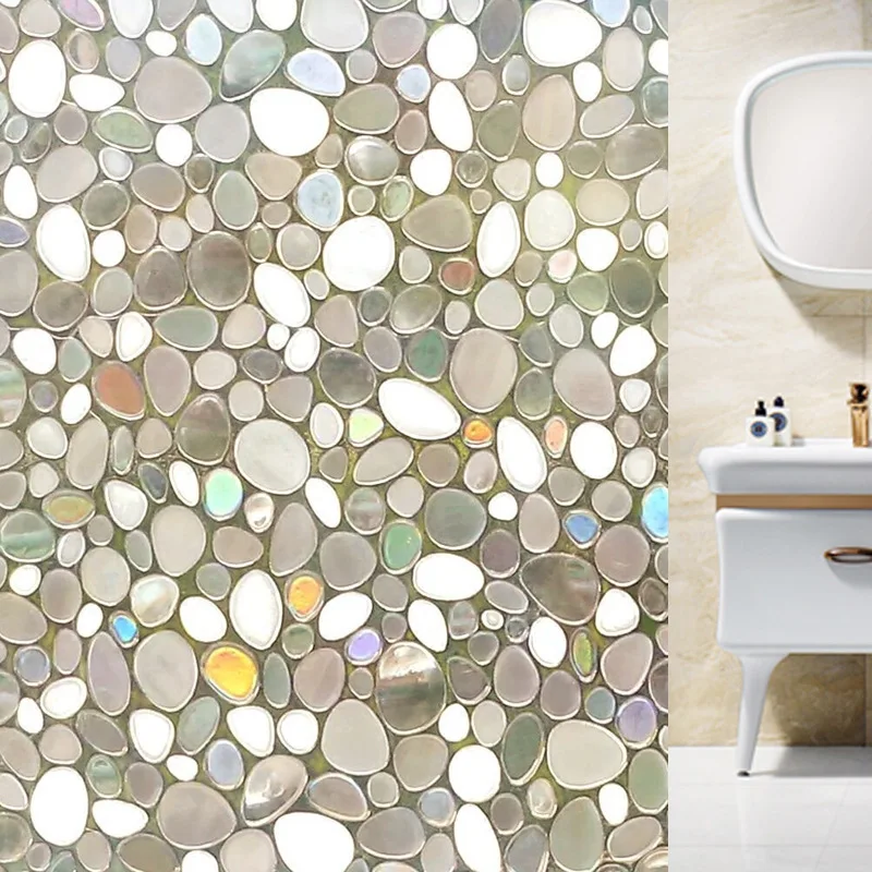 

45x200 см 3D галька декоративная оконная пленка без клея конфиденциальности Плёнки матовое стекло окна Стекло пленка для Офис съемный оконная ...