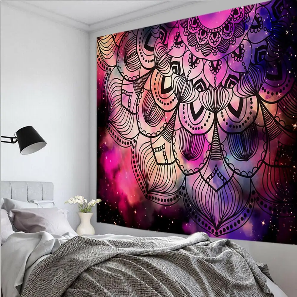 Mandala Tapestry Home Decorative Wall Hanging Bohemia Beach Mat Yoga Bedspread Camping Table Cloth | Дом и сад
