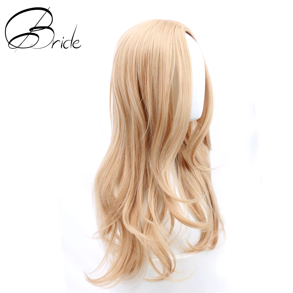 Парик для косплея невесты 20 дюймов парик блонд парики с волнистыми волосами
