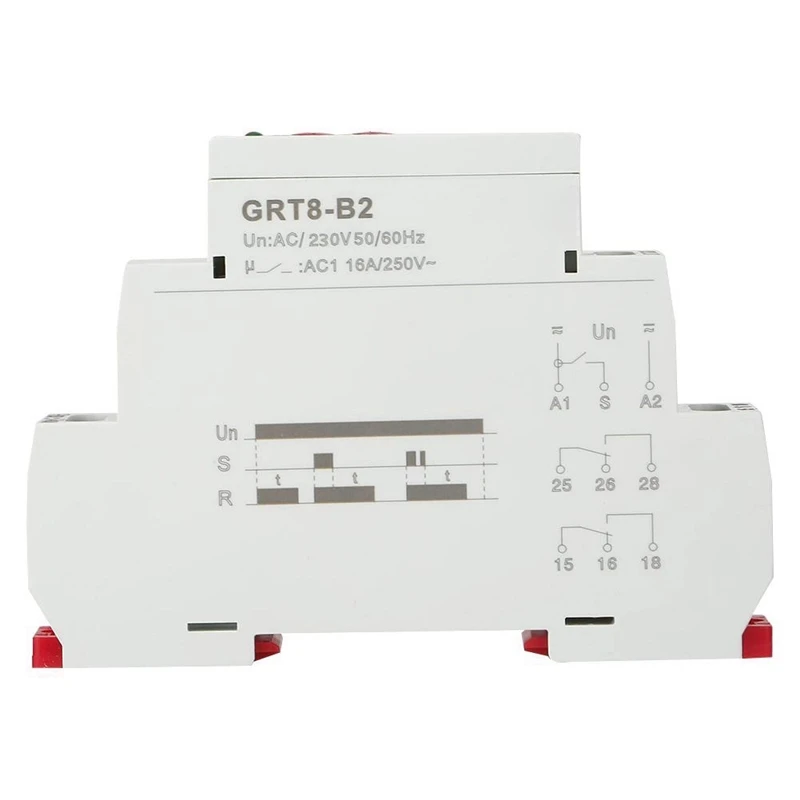 GRT8-B2 мини один Функция Управление Din Rail Мощность Задержка включения/выключения