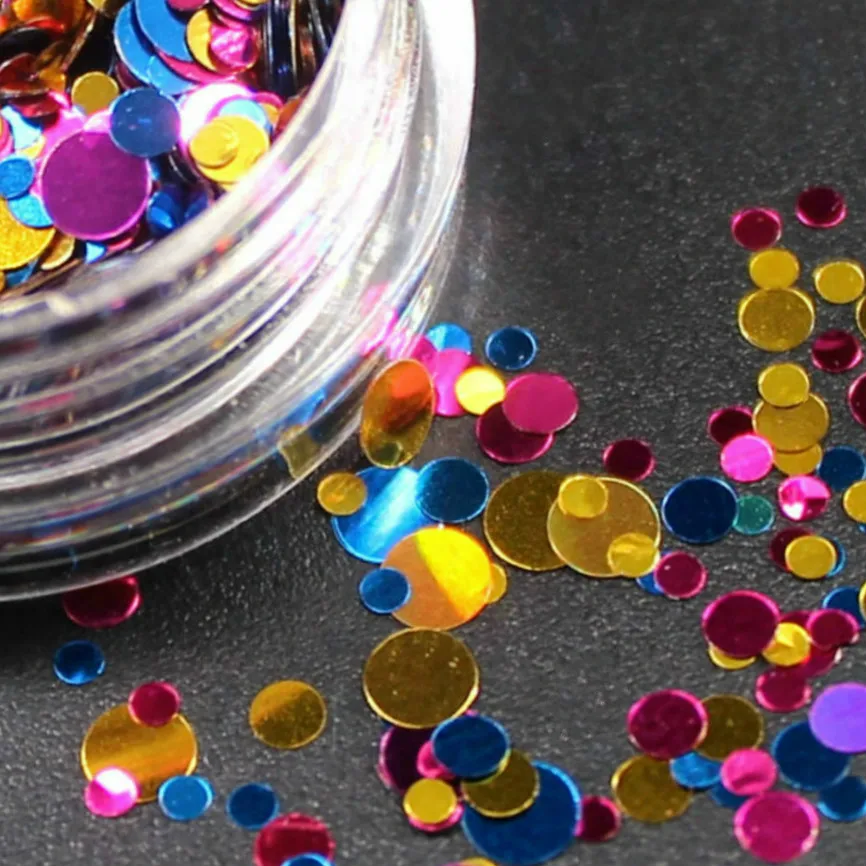 2018 ГОРЯЧИЙ Темно-синий Розовое Золото Круглый Дизайн Ногтевого Искусства Маникюр Смачивательный Гель-лак Лак для УФ-ногтей Вернишь.