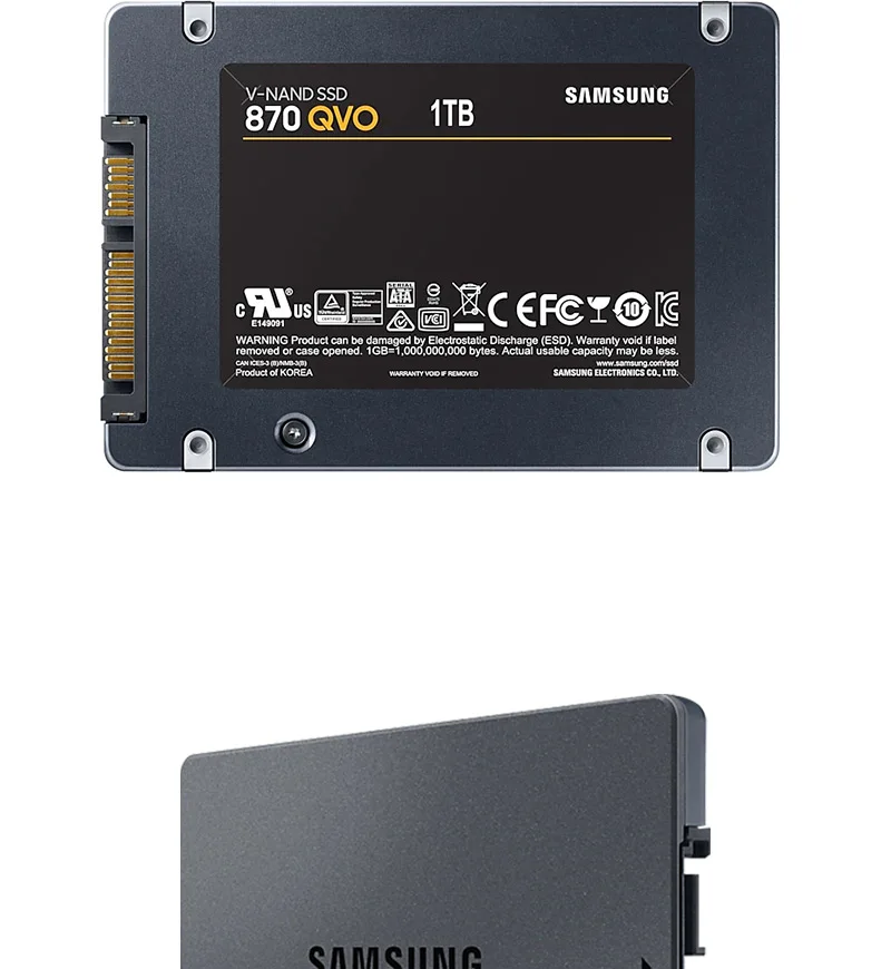 Samsung 2TB SSD 1TB 2.5" 870 QVO 4TB Internal HDD SATA III QLC SATA3 Solid-State Hard Drive New 100% Original For Desktop internal ssd drive