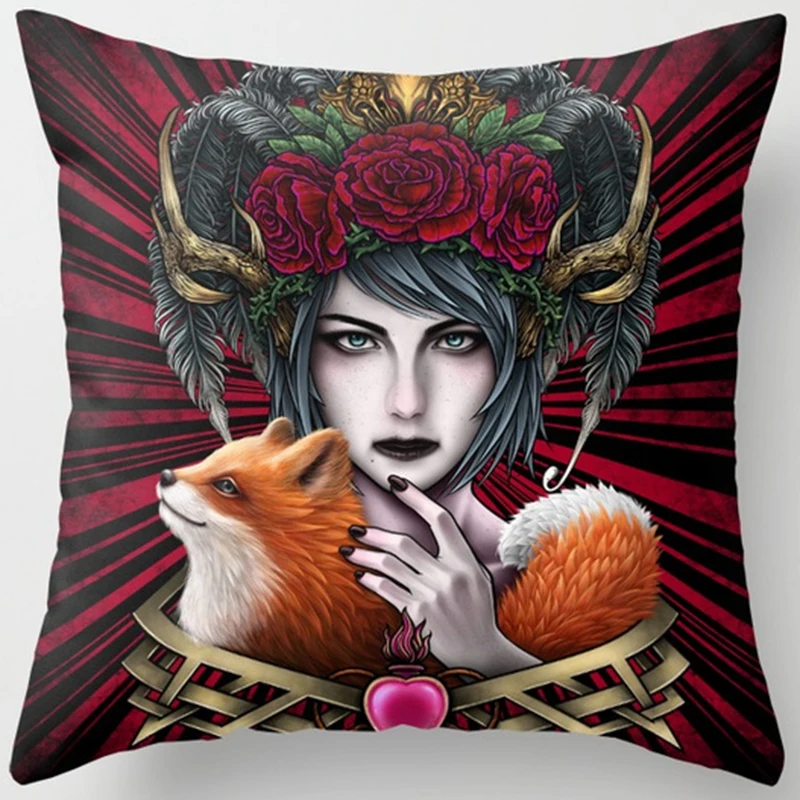 Хит продаж чехол на Хэллоуин с забавным рисунком черепа скелета подушки для