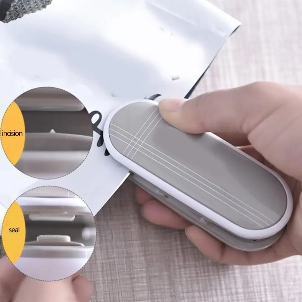 

Sealer Mini Portable Hand Pressure For Home Household Travel Snacks Plastic Bag Heat Sealing Machine Tools