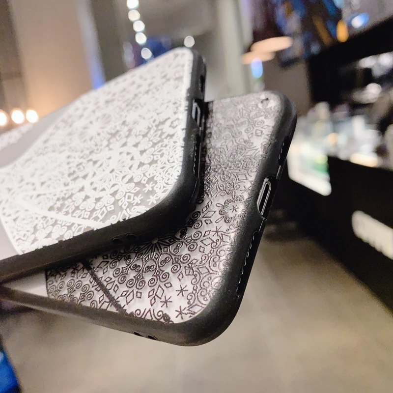 Свадебное платье кружевной Цветочный узор мягкий силиконовый чехол для Samsung Galaxy