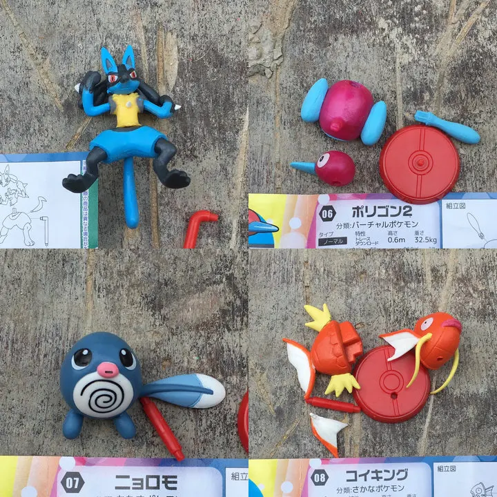 Фигурка покемона из натурального груза смешная сборная игрушка в виде