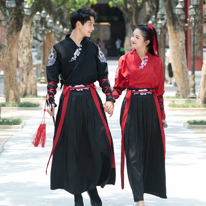 Tang Dynasty Classical Hanfu Robe Traditional Ancient Swordsman Dance ...