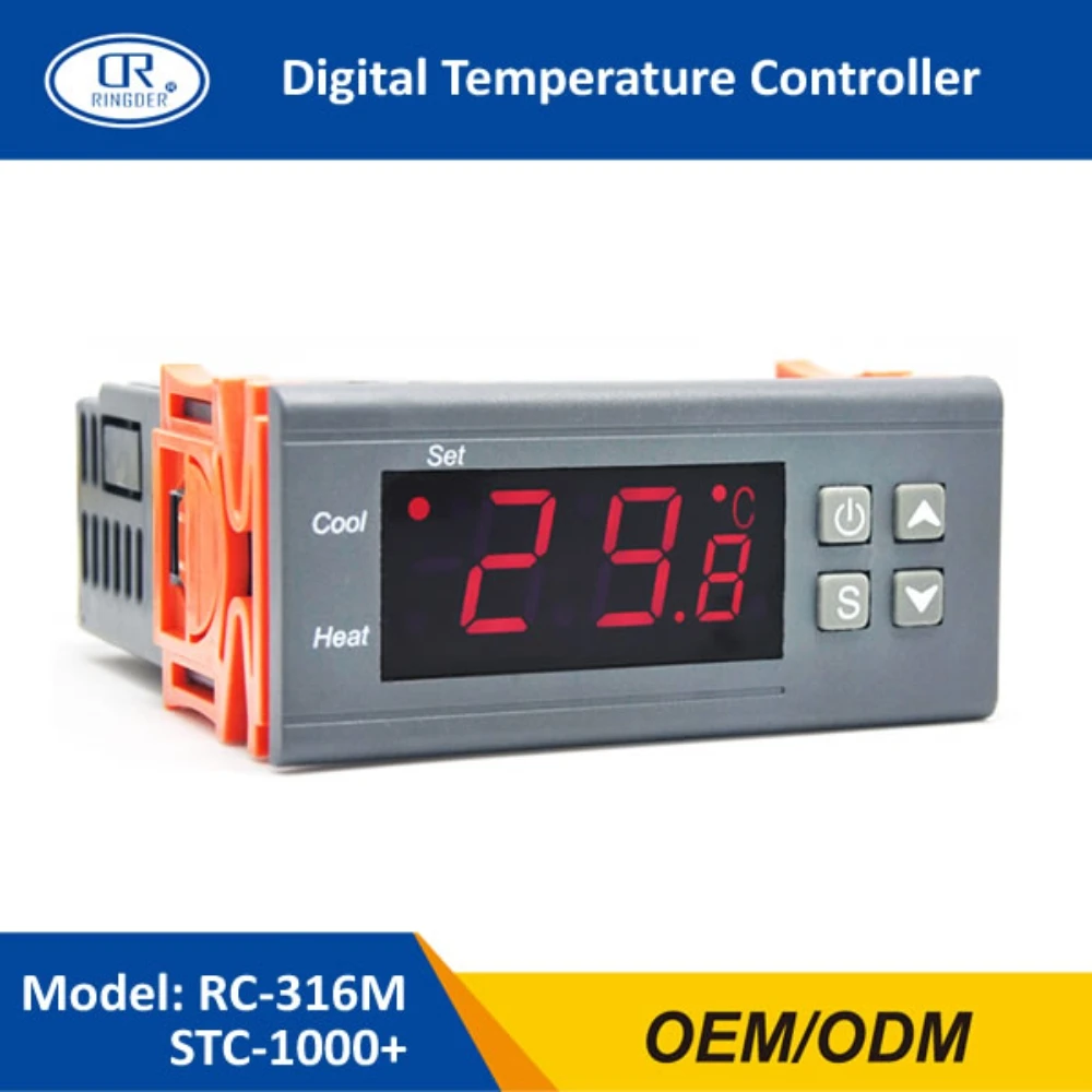 RINGDER RC 316M 24VACDC10A автоматический переключатель холодного нагрева новинка 2016 STC 1000 +