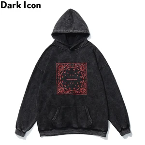 Мужская и Женская толстовка с капюшоном Dark Icon, серая толстовка с капюшоном, осенняя мужская одежда 2020