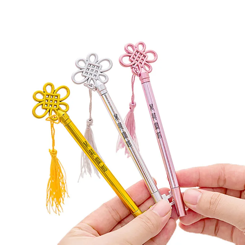 Лидер продаж новинка милая гелевая ручка с ключом кавайная однотонная подвеска