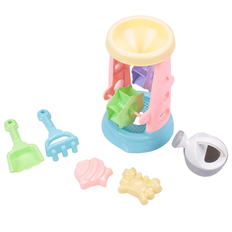 Children's Beach Toy Set Hourglass Mold Shovel Tool Sandbox Outdoor Toys | Игрушки и хобби