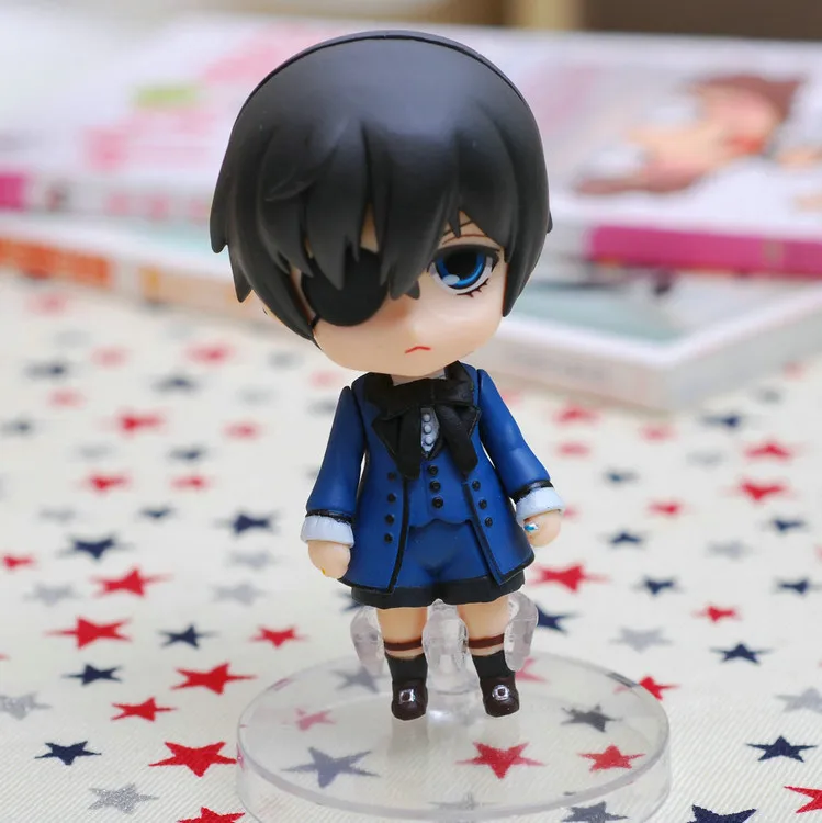 Высота каблука 10 см Black Butler Kuroshitsuji 117 # Ciel Phantomhive 68 Себастьян ПВХ фигурка