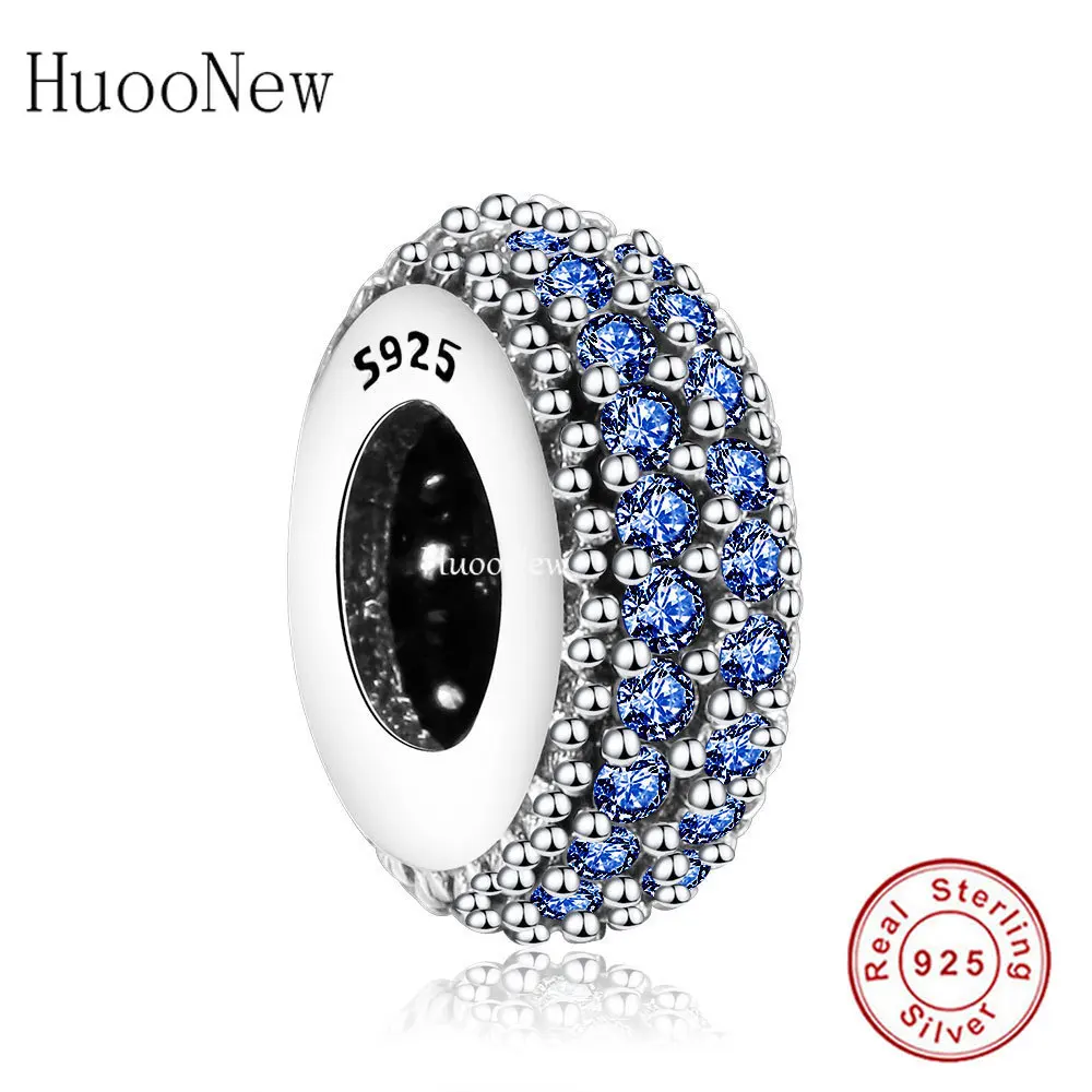 Абстрактный циркон разделитель очаровательные кольца бусины Pulsera Fit