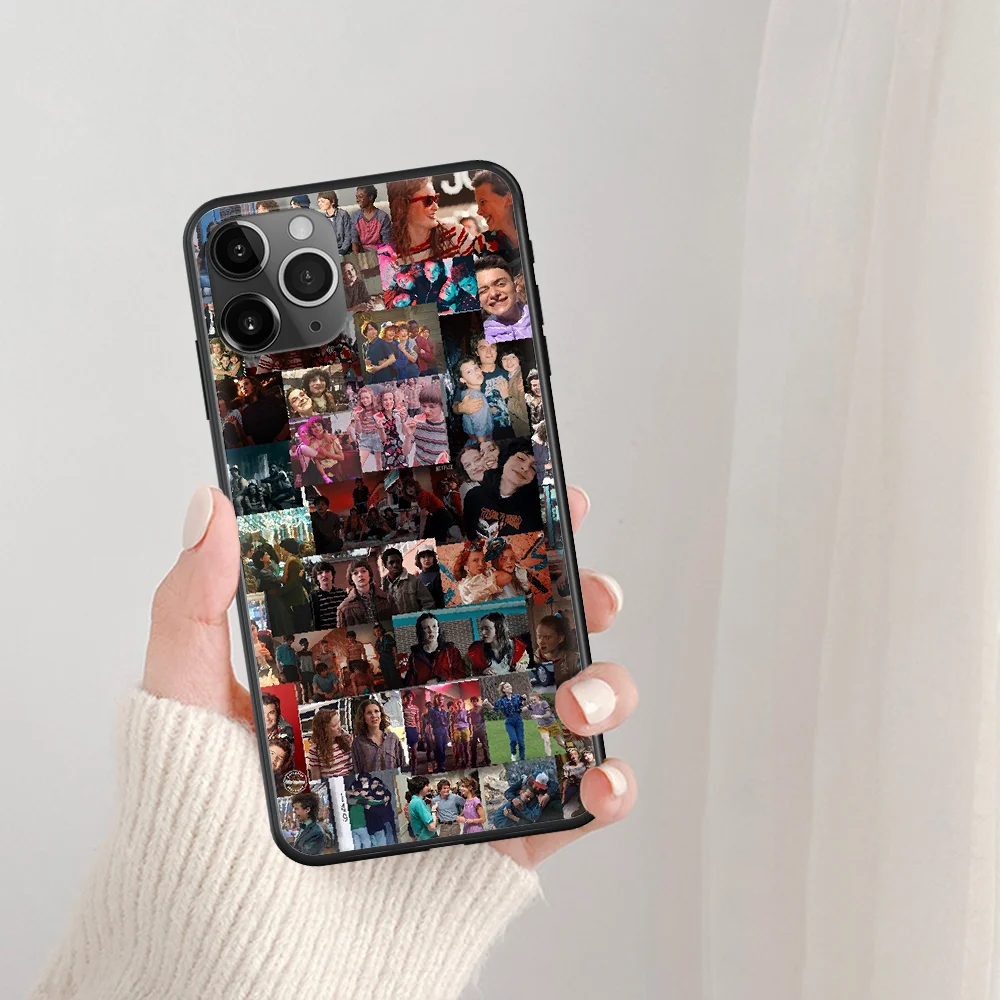 

Strangers Things Phone Case For IPhone 5 5S SE 5C 6 6S 7 8 Plus X XS XR 11 12 Mini Pro Max 2020 black Shell Luxury Hoesjes