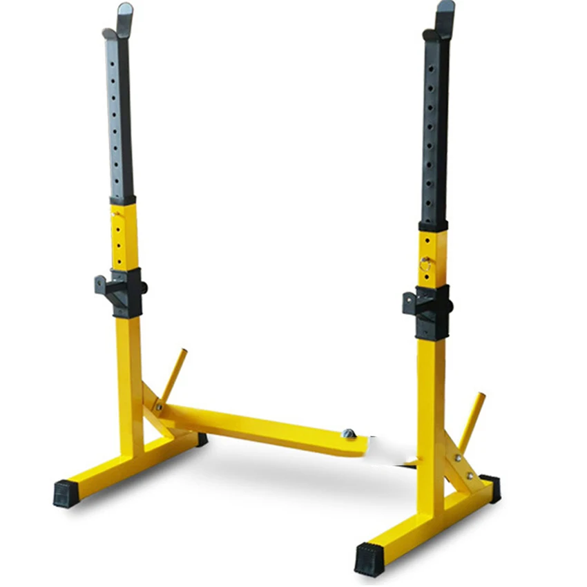 Цельнокроеная стойка для штанги стальная тяжелой атлетики регулируемая высота