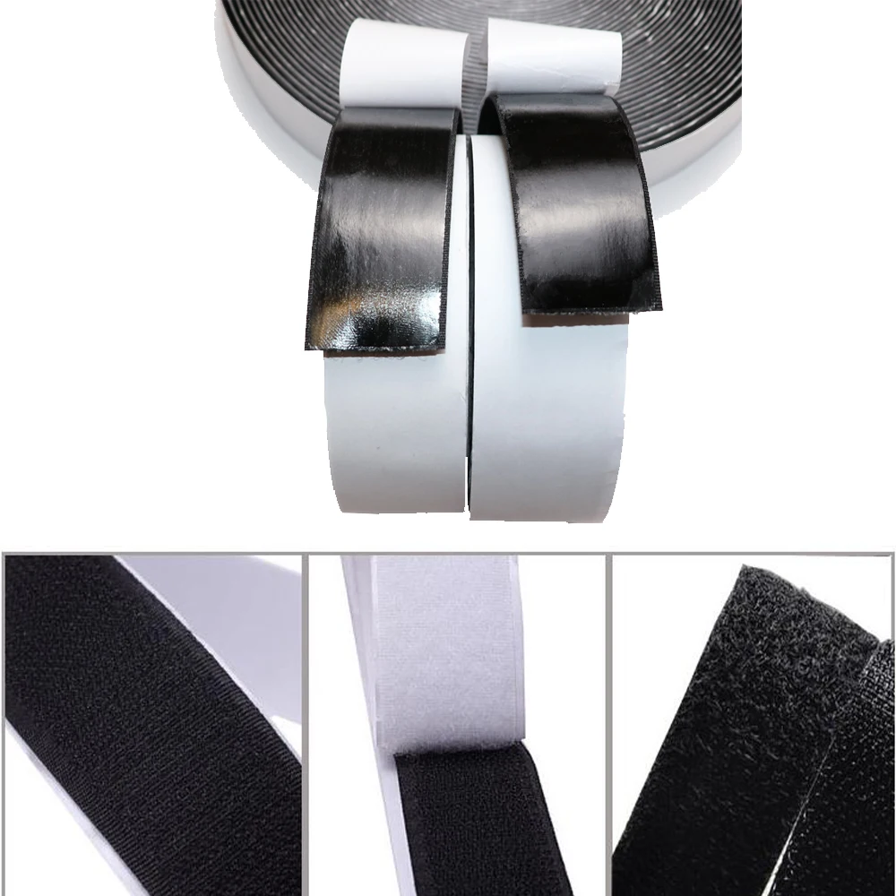 Самоклеящаяся лента с крючками и петлями 2 м|Клейкая крепежная лента| |