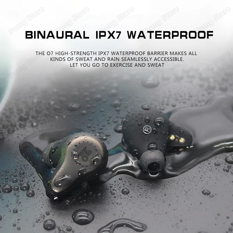 Беспроводные Bluetooth наушники MIFO O7 водонепроницаемые сенсорные спортивные