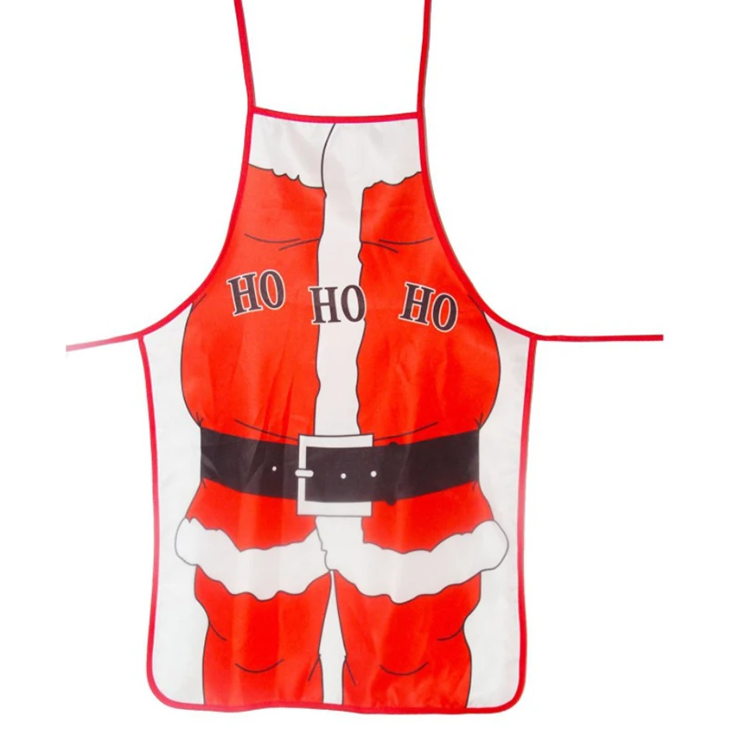

Christmas Aprons Adult Santa Claus Aprons Women Men Dinner Party Decor Home Kitchen Cooking Baking Cleaning Apron