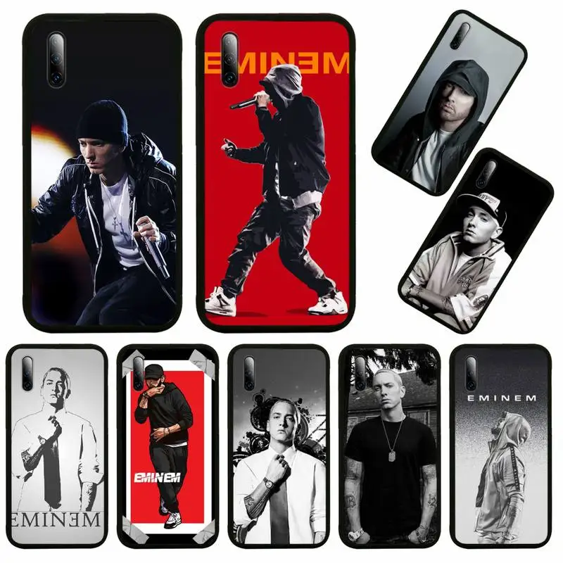 

Hip Hop Rapper Eminem Phone Case for redmi 6 7A 8A 9A 10X 4G note 8 8T 9S 10 K30 K20 pro max Cover