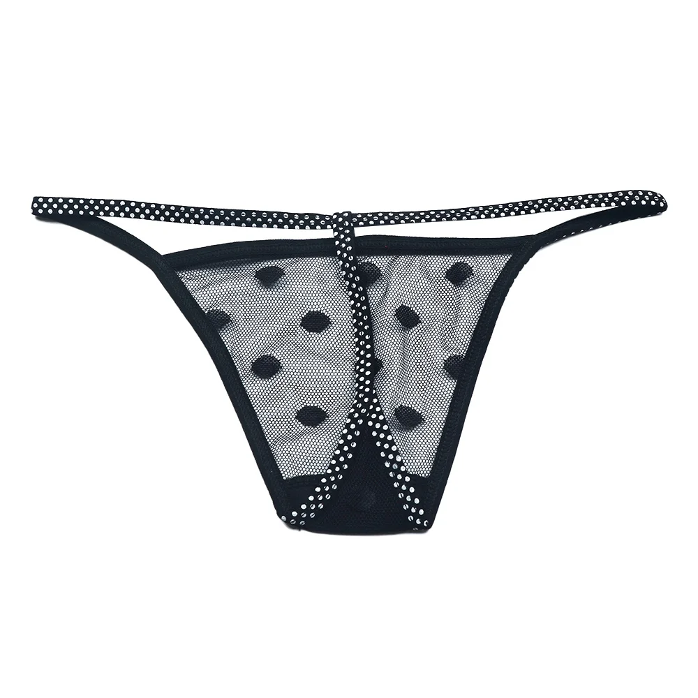 Женское сексуальное нижнее белье в горошек трусики с принтом стринги Панталоны