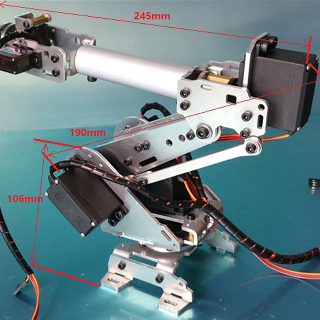 DIY 6DOF механическая рука робота Kit PS2 робот с дистанционным управлением для Arduino