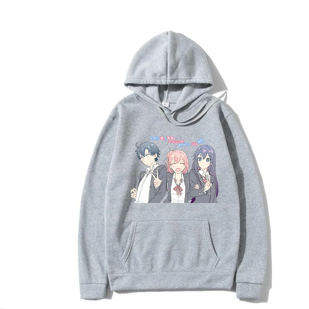 

Hot Japanese anime My Youth Romantic Comedy Is Wrong As I Expected printed hoodies for boys and girls anime pullover hooded