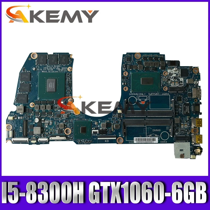 

LA-F612P Laptop motherboard For DELL G3 17-3779 original mainboard I5-8300H GTX1060-6GB
