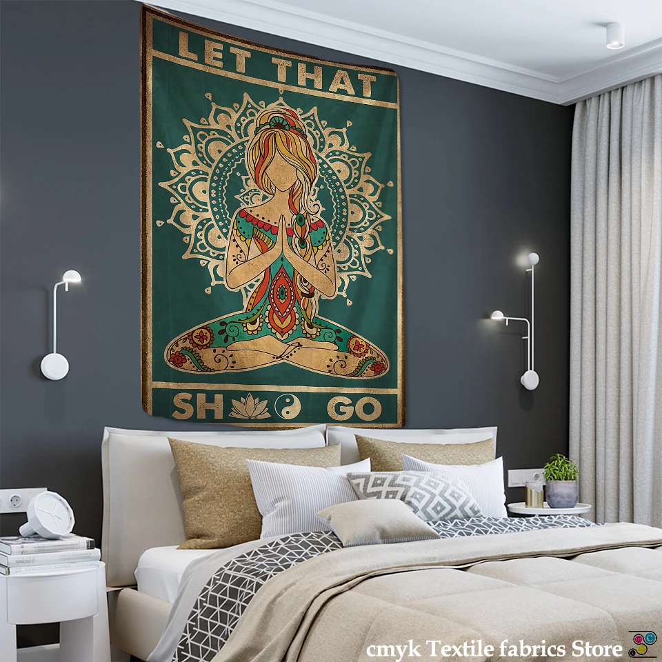 Статуя Будды 7 чакр мандала хиппи психоделическая Йога Настенная подвеска