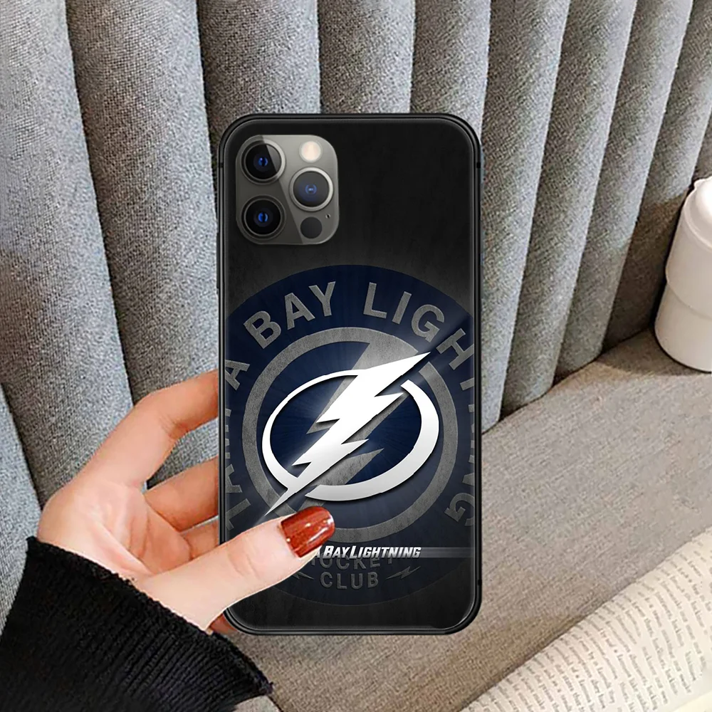 

Tampa Bay Lightnings Phone Case cover For iphone 5 5S 6 6S PLUS 7 8 11 12 mini X XR XS PRO SE 2020 MAX black prime luxury coque