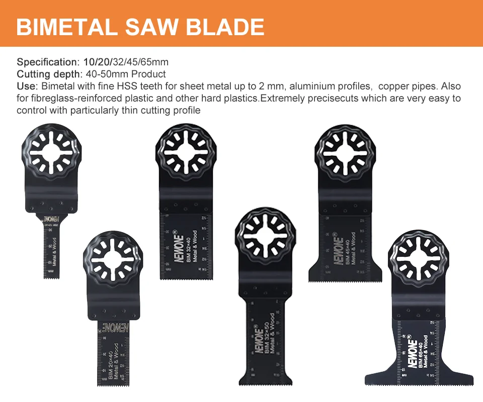 NEWONE Top Selling Starlock/StarlockPlus Sets Multipurpose Oscillating Tool Saw Blades RU/US/BE/SPAIN/PL Warehouse Stock Metal |