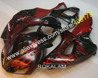 fairing kit for honda cbr1000rr 2006 2007 cbr1000 rr 06 07 red flame motorcycle fairings in china injection molding