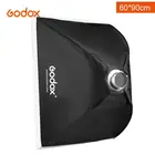 Софтбокс Godox Bowens 60*90 см освещение для фотосъемки Зонт светильник для фотостудии Вспышка Speedlite для GODOX DE300 DE400 SK300