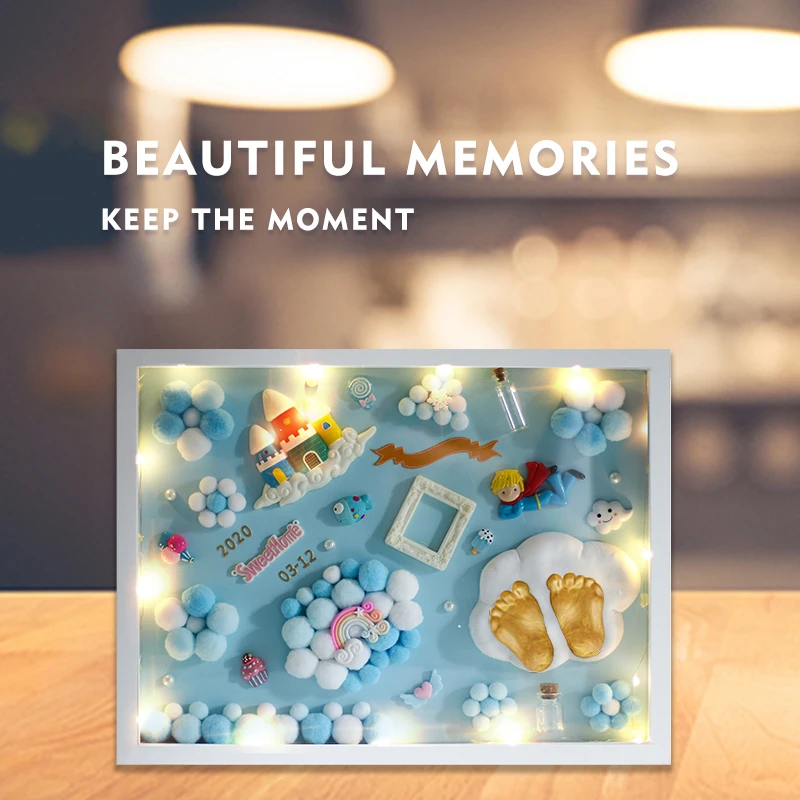 Комплект для новорожденных с принтом в виде руки подарок девочек и мальчиков