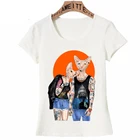 Футболка AMEITTE в стиле Харадзюку женская, модная тенниска с принтом кошки и сфинкса, повседневный милый топ в стиле хип-хоп с татуировками для влюбленных, лето