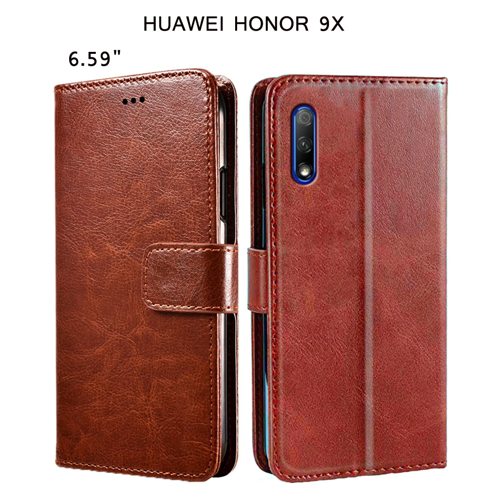 Для huawei Honor 9X Pro флип-чехол для huawei Honor 9X Premium не китайский чехол из искусственной кожи Кошелек на huawei 9X 9XPro Премиум чехол