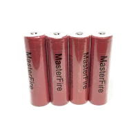 masterfire original icr18650he2 2500mah 18650 he2 3 6v 30a discharge high drain rechargeable li ion battery cell with point head