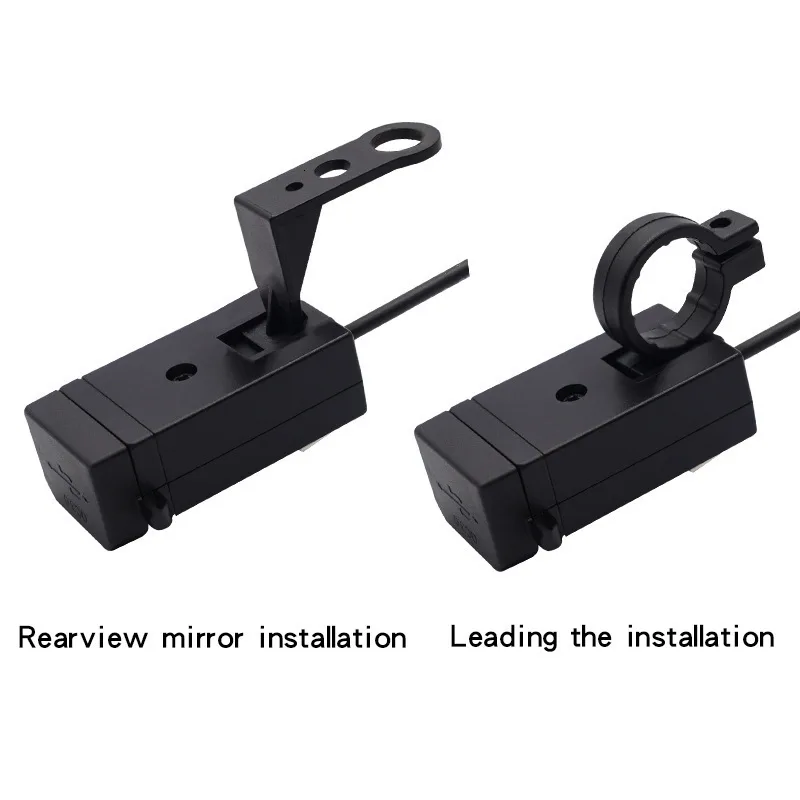 OHANEE QC3.0 Dual USB мотоциклетное зарядное устройство мото быстрое зарядное устройство адаптер мотоцикл 12 В питание для iphone samsung телефон gps