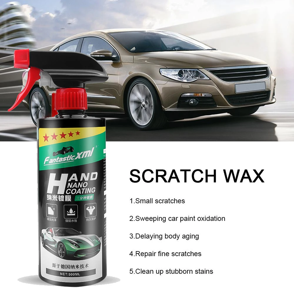 Spray Ceramic Car Top Coating Sealant Repellent Nano Glass Polishing Plated Crystal Liquid Hydrophobic Waterproof Agent | Автомобили и
